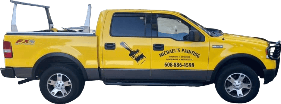 Michael's Painting branded company truck — Interior, Exterior, Commercial, Residential — (608) 886-4598